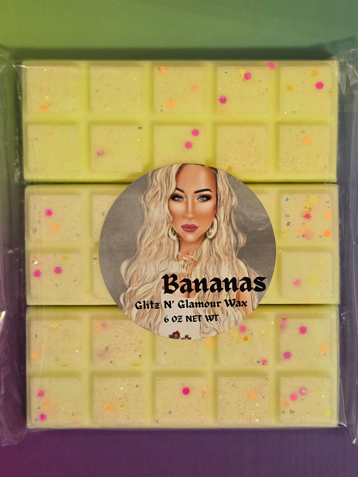 Bananas Scented Small Snap Bar Set (Color of Snap Bars are Subject to Change)