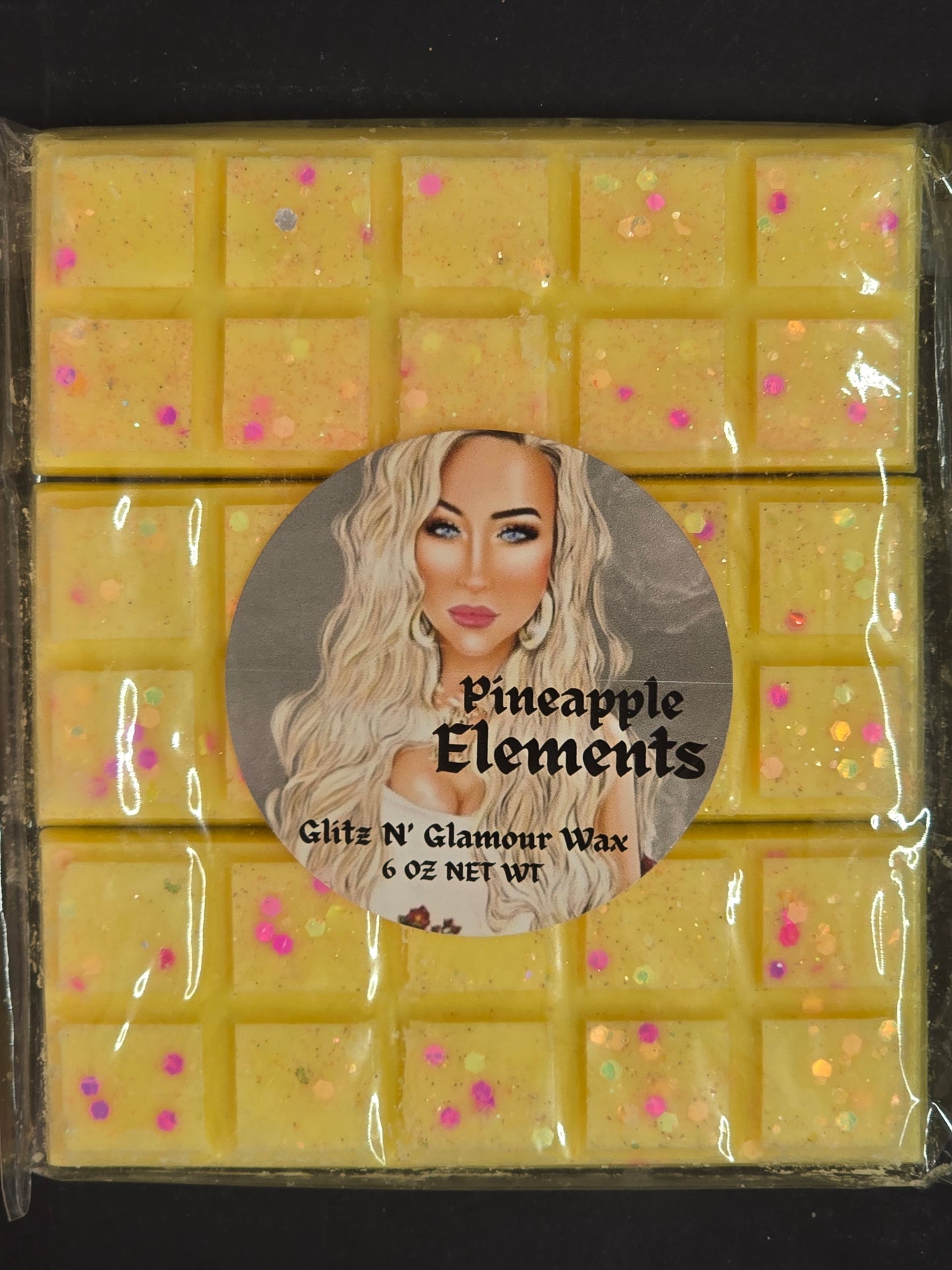 Pineapple Elements Scented Small Snap Bar Set (Color Subject to Change)