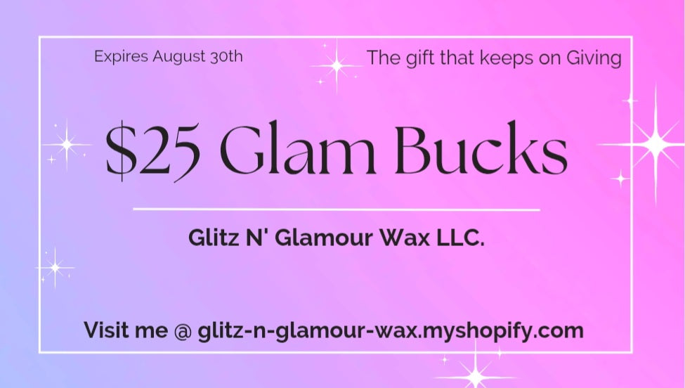 $25 Gift Card Glam Bucks