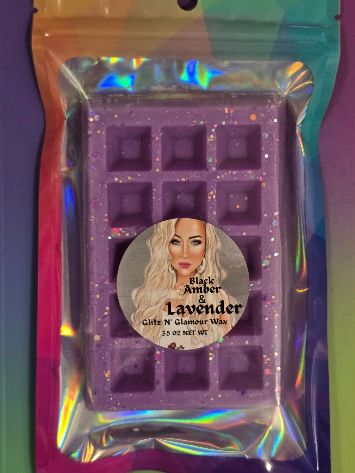 Black Amber & Lavender Scented Waffle (Color of Waffle is Subject to Change)