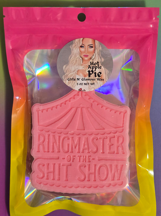 Hot Apple Pue Scented *Ringmaster of the Sh*tshow* HUGE Sliceable Wax Brick 🤣