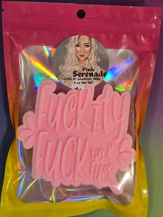 Pink Serenade Scented *F*ckity F*ck F*ck* 🤣 HUGE Sliceable Wax Brick