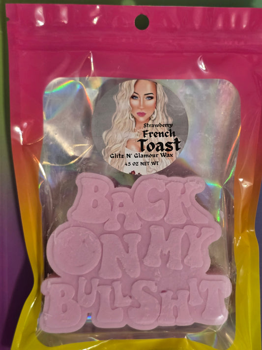 Strawberry French Toast Scented *Back on my Bulls*it* HUGE Sliceable Wax Brick