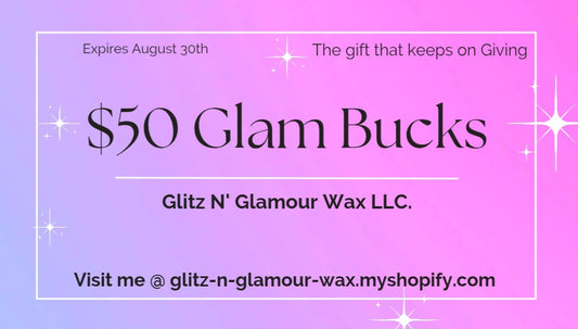 $50 Gift Card Glam Bucks