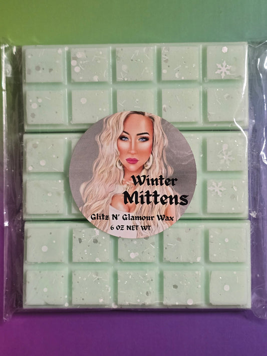 Winter Mittens Scented Small Snap Bar Set (Color of Snap Bars are Subject to Change)