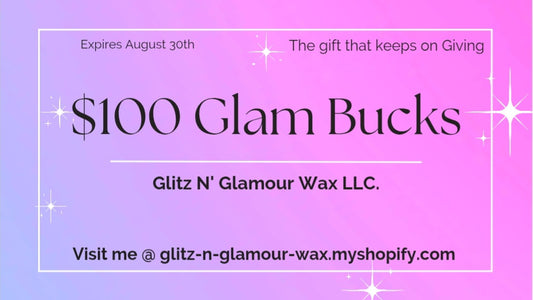 $100 Gift Card Glam Bucks
