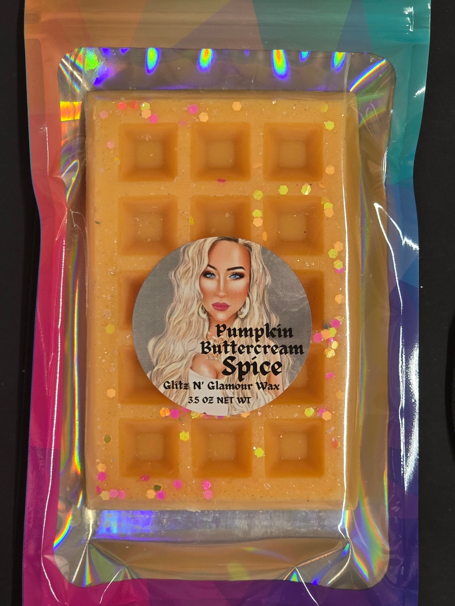 Pumpkin 🎃  Buttercream Spice Scented Waffle 🧇 (Color of Waffle is Subject to Change)