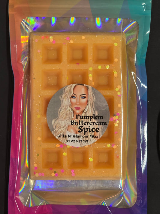 Pumpkin 🎃  Buttercream Spice Scented Waffle 🧇 (Color of Waffle is Subject to Change)