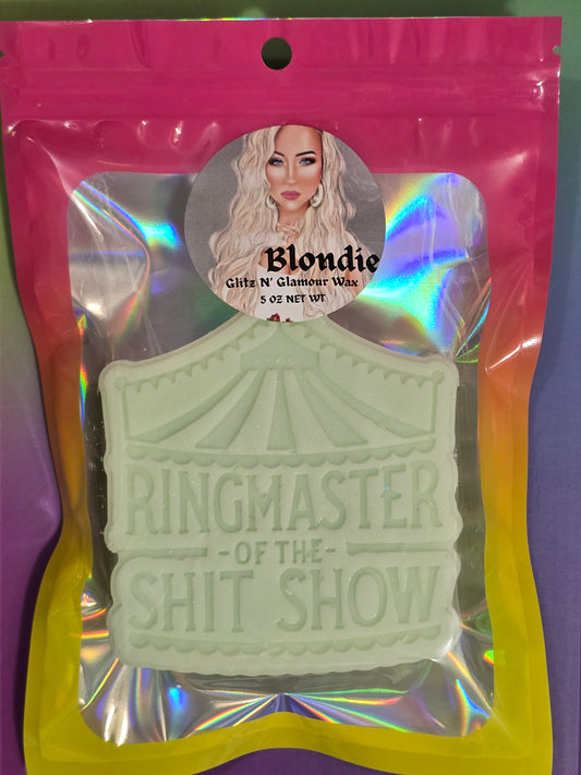 Blondie Scented *Ringmaster of the Sh*t Show* 🌟 HUGE Sliceable Wax Brick