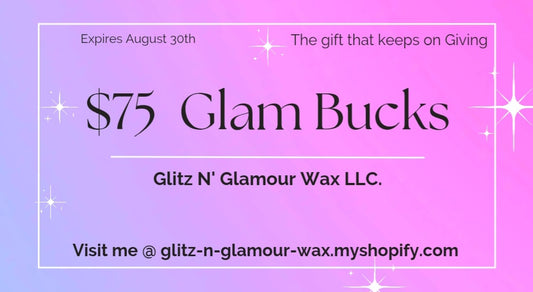 $75 Gift Card Glam Bucks