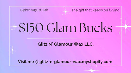 $150 Gift Card Glam Bucks