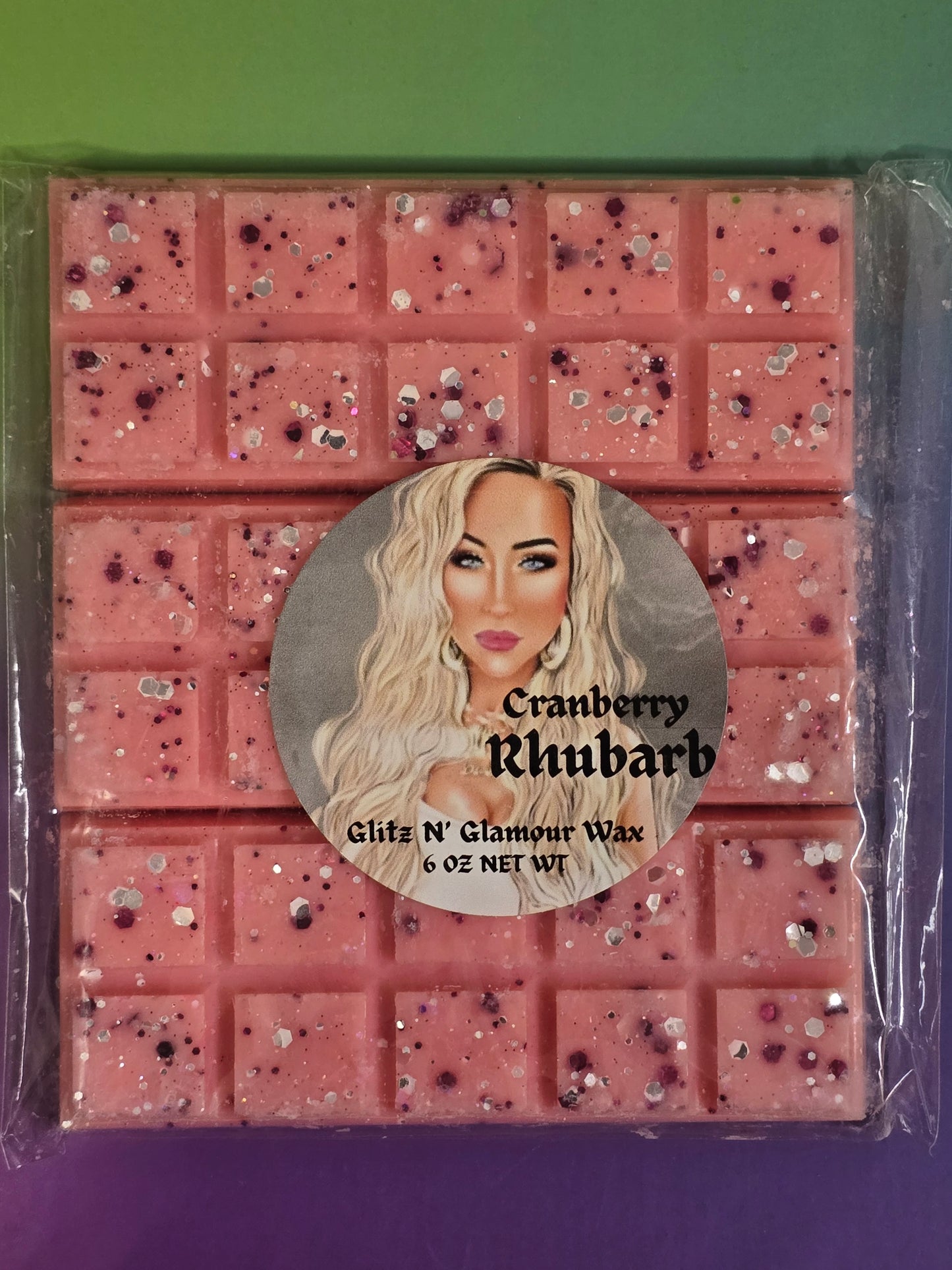 Cranberry Rhubarb Scented Small Snap Bar Set (Color of Snap Bars are Subject to Change)