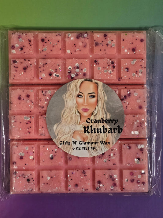 Cranberry Rhubarb Scented Small Snap Bar Set (Color of Snap Bars are Subject to Change)