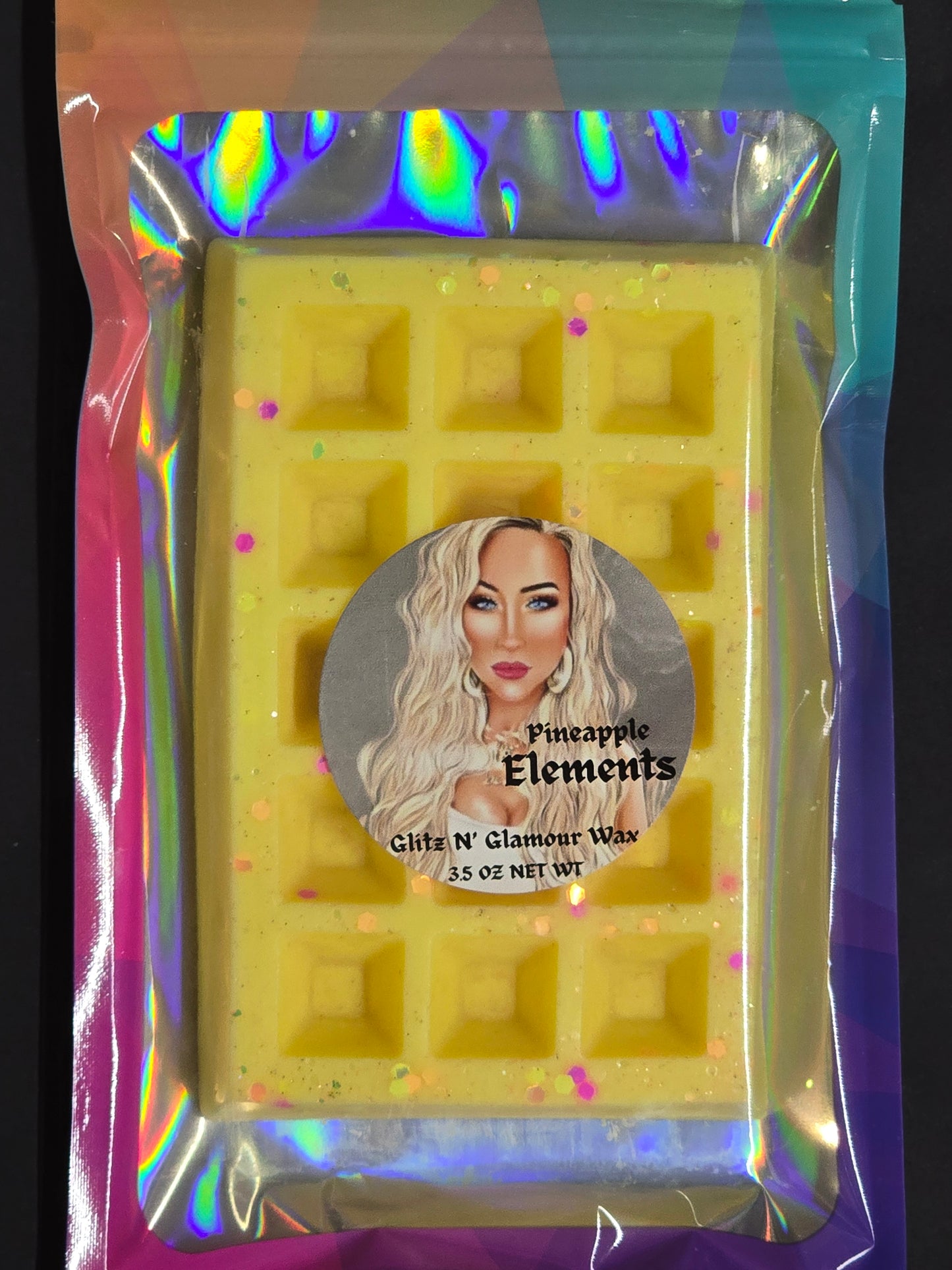 Pineapple 🍍 Elements Scented Waffle 🧇 (Color of Waffle is Subject to Change)