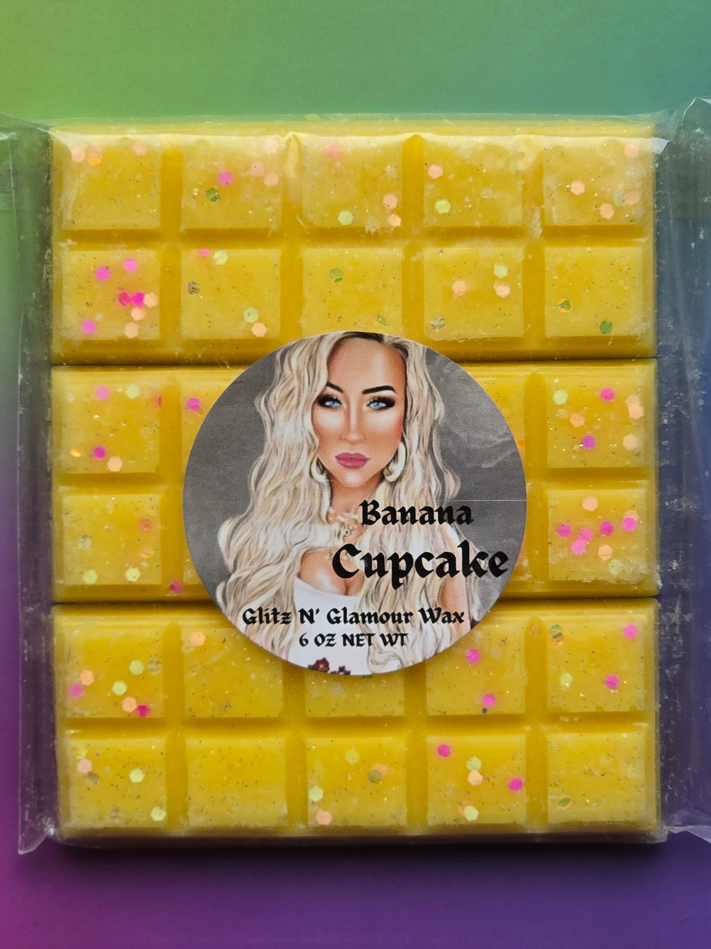 Banana Cupcake Scented Small Snap Bar Set (Color of Snap Bars are Subject to Change)