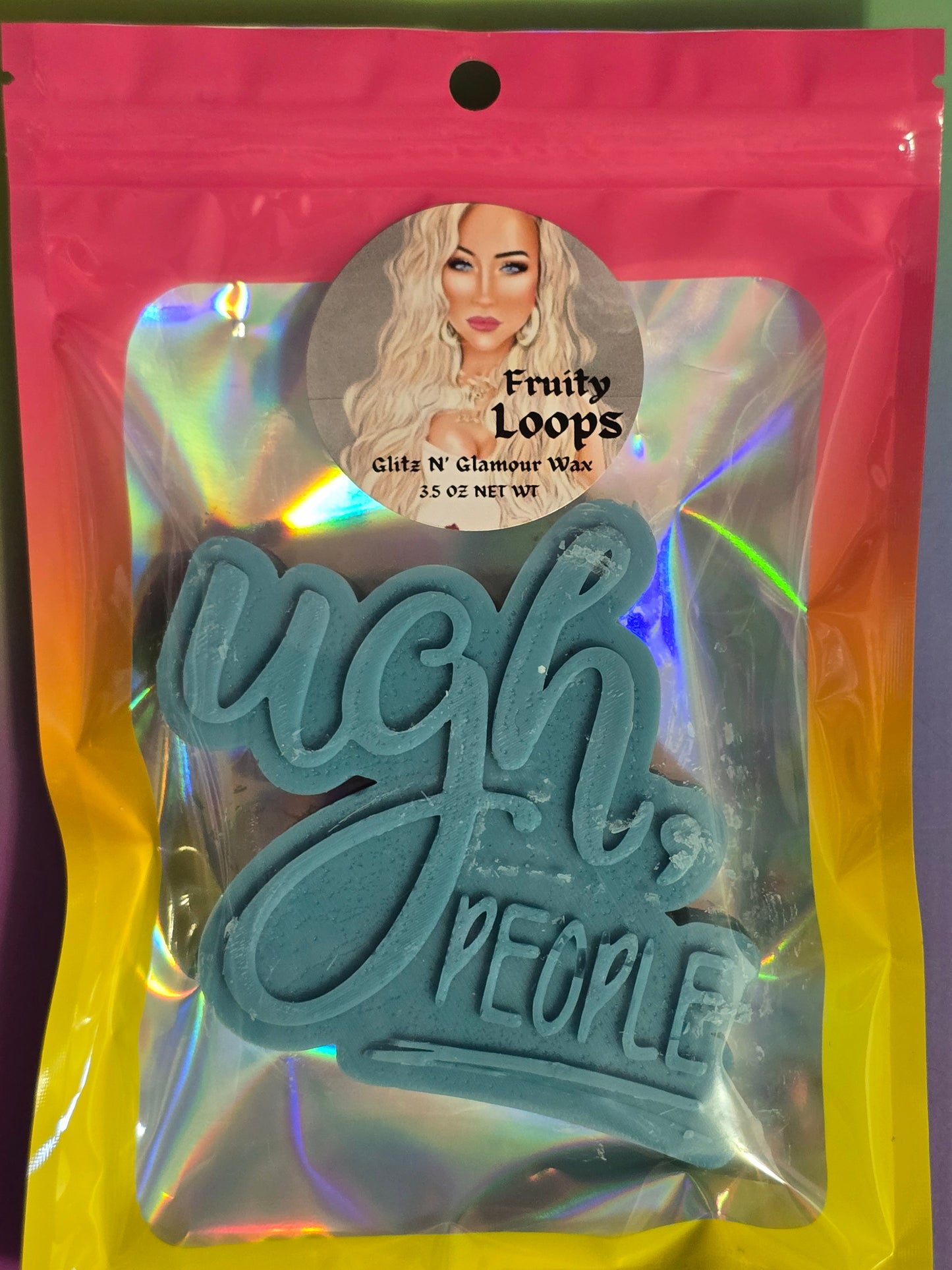 Fruity Loops Scented *UGH, People* Large Sliceable Wax Tart
