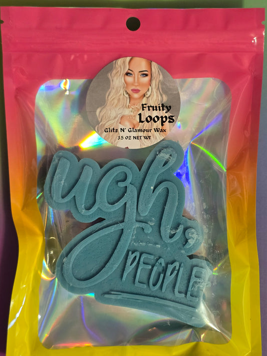 Fruity Loops Scented *UGH, People* Large Sliceable Wax Tart