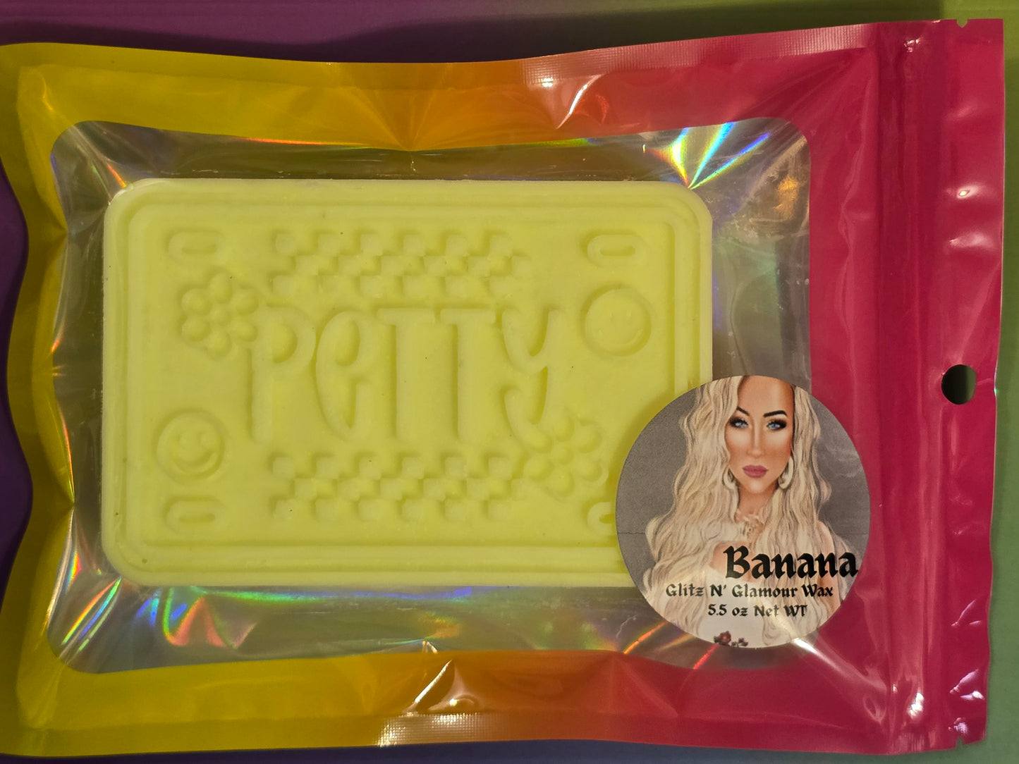 Banana Scented *Petty Betty* 🤣 HUGE Sliceable Wax Brick