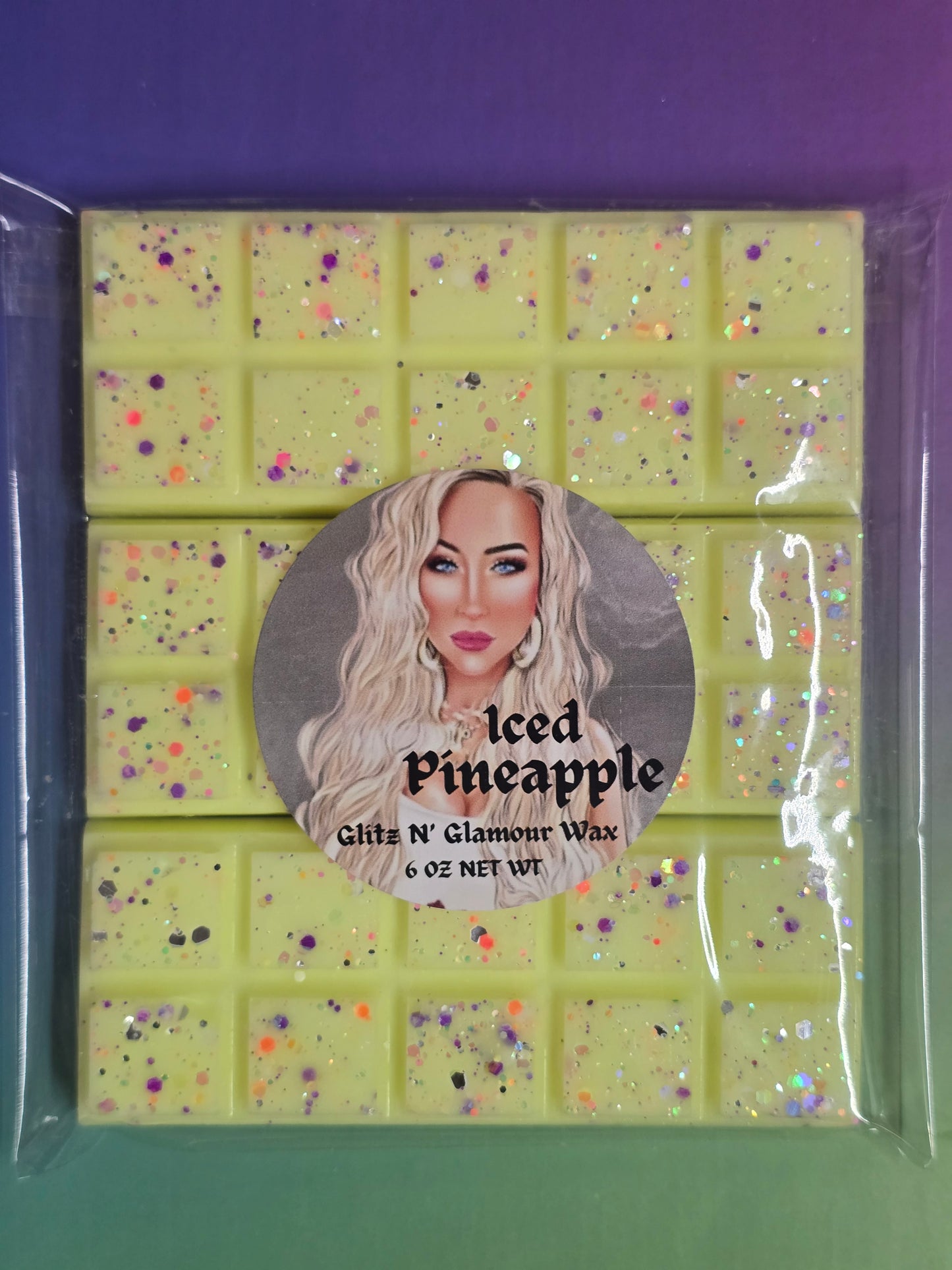 Iced Pineapple Scented Small Snap Bar Set (Color of Snap Bars are Subject to Change)