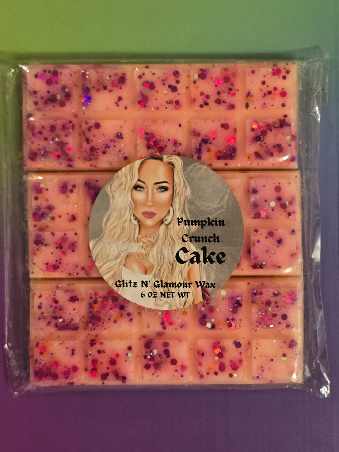 Pumpkin Crunch Cake Scented Small Snap Bar Set (Color of Snap Bars are Subject to Change)